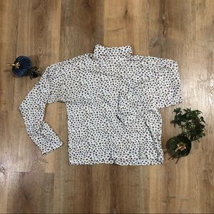 Nostalgic Vintage School Days Fall Turtleneck